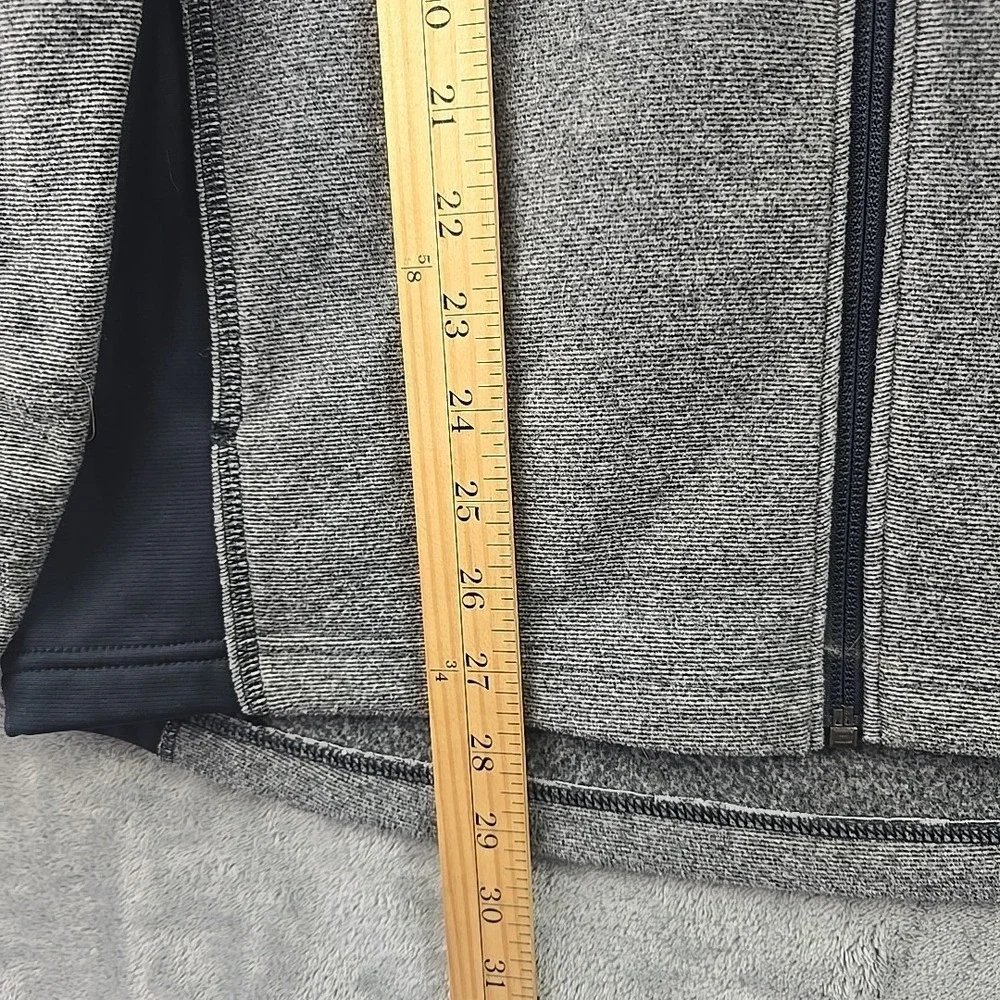 Under Armour Jacket Womens Small Gray UA‎ Phenom Fleece Full Zip Mock Neck Golf